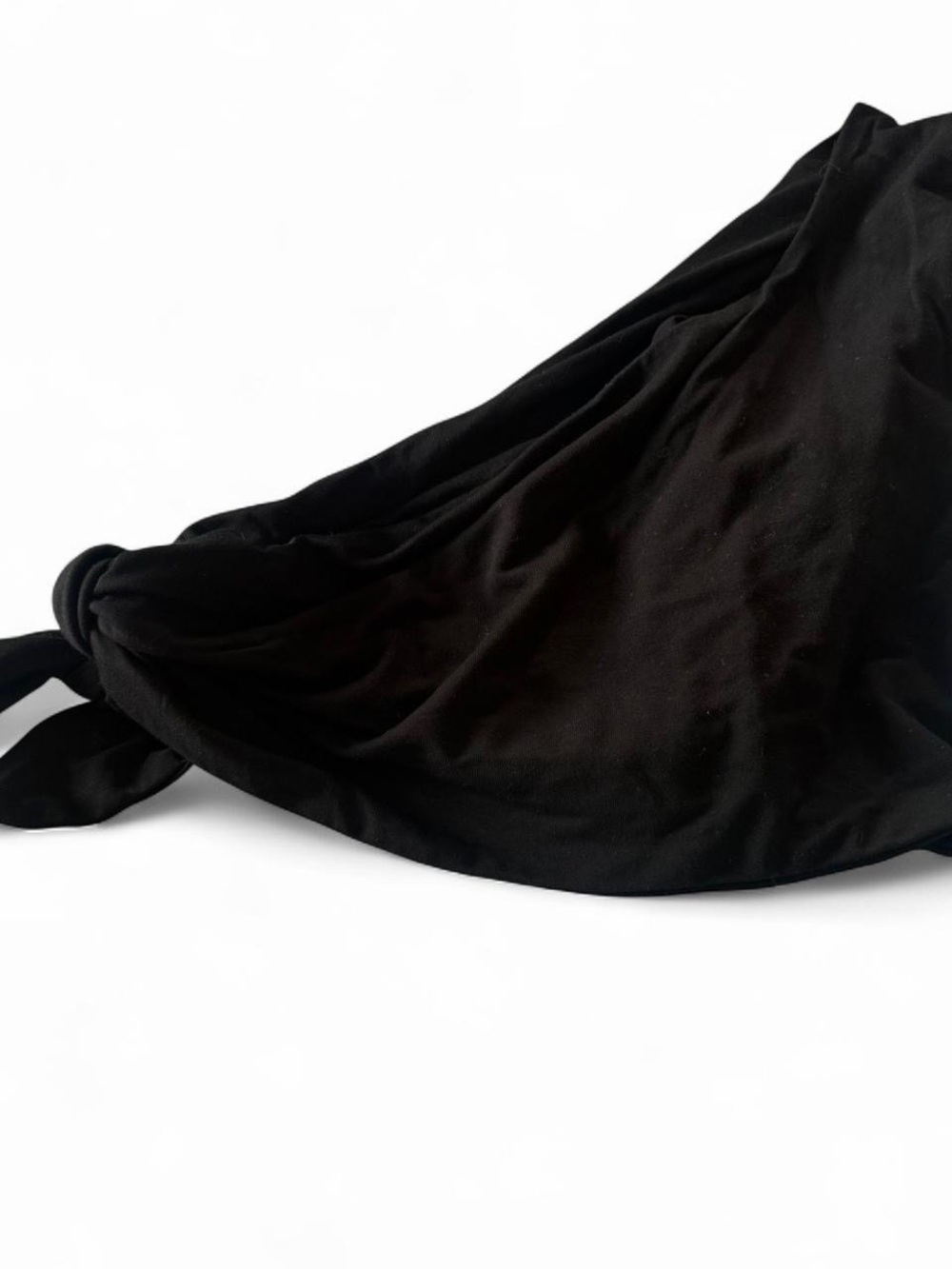 Black one shoulder adjustable top (try on pic included)